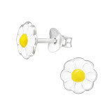 Flower - 925 Sterling Silver Kids Ear Studs SD17356