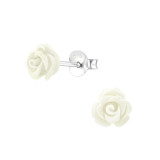 Rose - 925 Sterling Silver Kids Ear Studs SD20931