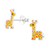 Giraffe - 925 Sterling Silver Kids Ear Studs SD47828