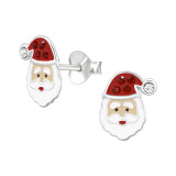 Santa Claus - 925 Sterling Silver Kids Ear Studs SD48005