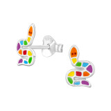 Snake - 925 Sterling Silver Kids Ear Studs SD48743