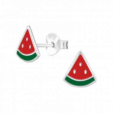 Watermelon - 925 Sterling Silver Kids Ear Studs SD48887