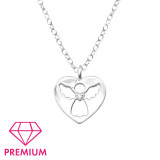 Angle - 925 Sterling Silver Kids Necklaces SD32079