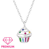 Cupcake - 925 Sterling Silver Kids Necklaces SD48332