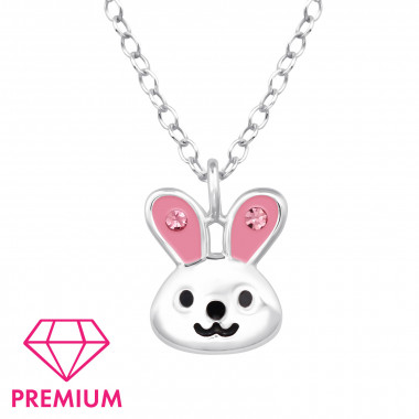 Rabbit - 925 Sterling Silver Kids Necklaces SD48765