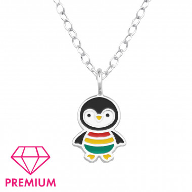 Penguin - 925 Sterling Silver Kids Necklaces SD48797