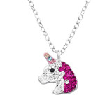 Unicorn - 925 Sterling Silver Kids Necklaces SD48892