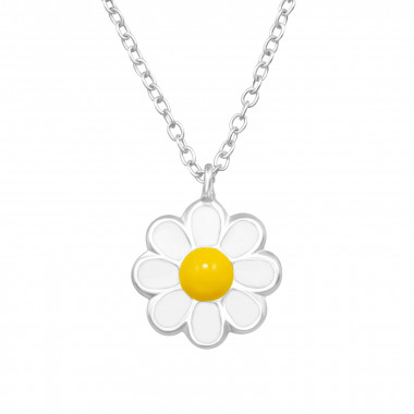 Daisyflower - 925 Sterling Silver Kids Necklaces SD49404