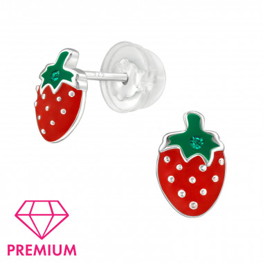 Strawberry - 925 Sterling Silver Premium Kids Jewelry SD39749