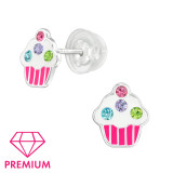 Cupcake - 925 Sterling Silver Premium Kids Jewelry SD39764