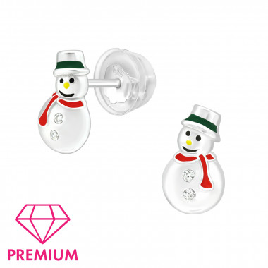 Snowman - 925 Sterling Silver Premium Kids Jewelry SD40387