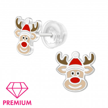 Reindeer - 925 Sterling Silver Premium Kids Jewelry SD40729