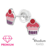 Cupcake - 925 Sterling Silver Premium Kids Jewelry SD45000