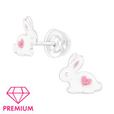 Rabbit - 925 Sterling Silver Premium Kids Jewelry SD46399