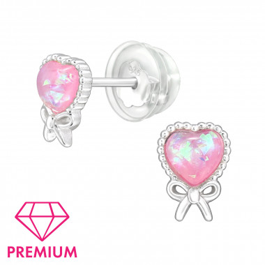 Heart - 925 Sterling Silver Premium Kids Jewelry SD46829