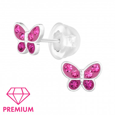 Butterfly - 925 Sterling Silver Premium Kids Jewelry SD48714