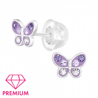 Butterfly - 925 Sterling Silver Premium Kids Jewelry SD48715