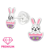 Easter Bunny - 925 Sterling Silver Premium Kids Jewelry SD48776