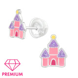 Castle - 925 Sterling Silver Premium Kids Jewelry SD48956