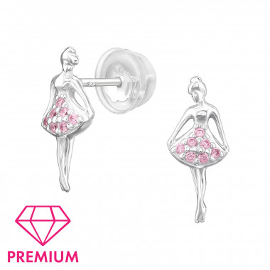 Ballerina - 925 Sterling Silver Premium Kids Jewelry SD48957