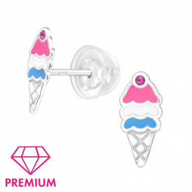 Ice Cream - 925 Sterling Silver Premium Kids Jewelry SD49130