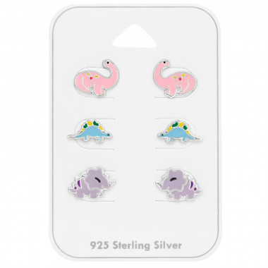 Dinosaur - 925 Sterling Silver Kids Jewelry Sets SD48995