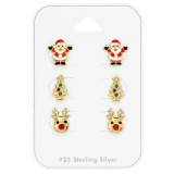 Christmas - 925 Sterling Silver Kids Jewelry Sets SD49129