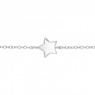 Star Inline - 925 Sterling Silver Bracelets SD22620