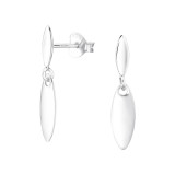 Marquise Dangling - 925 Sterling Silver Simple Stud Earrings SD48012