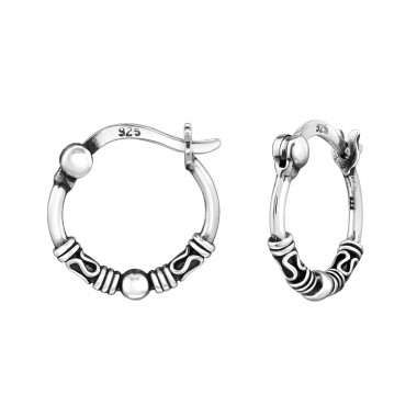 Bali - 925 Sterling Silver Bali Hoops SD48416