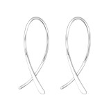 20mm - 925 Sterling Silver Hoop Earrings SD45809