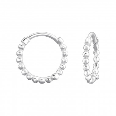 Dot - 925 Sterling Silver Huggies SD46962