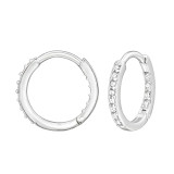 Ear Hoops - 925 Sterling Silver Huggies SD47883