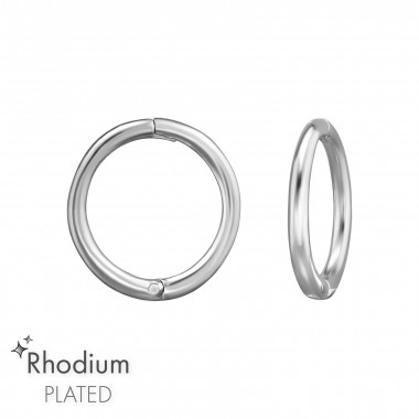 Ear Hoops - 925 Sterling Silver Huggies SD47891