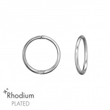 Ear Hoops - 925 Sterling Silver Huggies SD47897