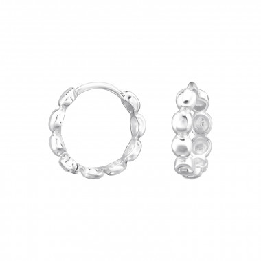 Dots - 925 Sterling Silver Huggies SD48450