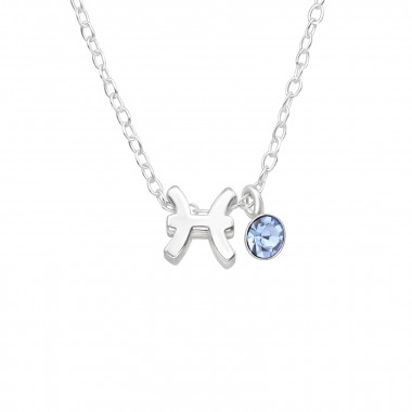 Pisces - 925 Sterling Silver Necklaces with Stones SD40160