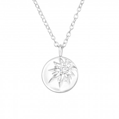 Meteor Star - 925 Sterling Silver Necklaces with Stones SD43485