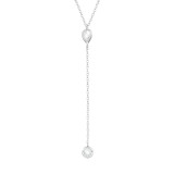 Geometric - 925 Sterling Silver Necklaces with Stones SD46081