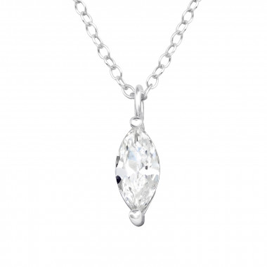 Marquise - 925 Sterling Silver Necklaces with Stones SD46689