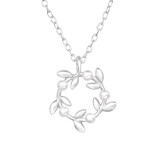 Wreath - 925 Sterling Silver Necklaces with Stones SD46985