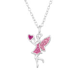 Fairy - 925 Sterling Silver Necklaces with Stones SD47642