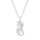 Seahorse - 925 Sterling Silver Necklaces with Stones SD48388