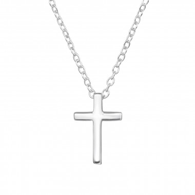 Cross - 925 Sterling Silver Silver Necklaces SD18463