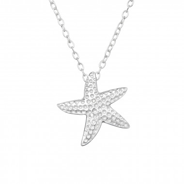 Starfish - 925 Sterling Silver Silver Necklaces SD22209