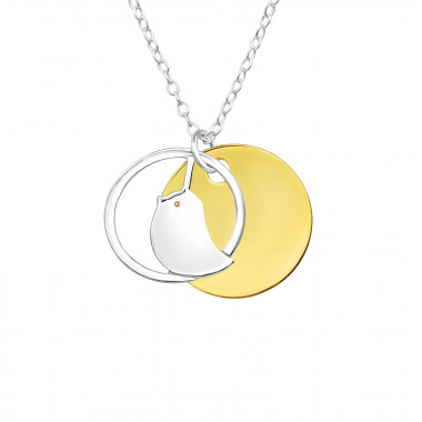 Bird - 925 Sterling Silver Silver Necklaces SD22825