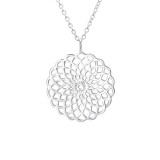 Mozaic - 925 Sterling Silver Silver Necklaces SD23313