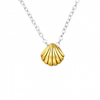 Shell - 925 Sterling Silver Silver Necklaces SD27812