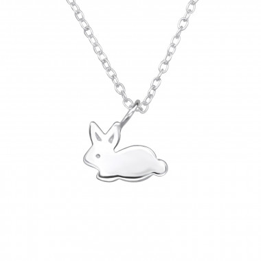 Rabbit - 925 Sterling Silver Silver Necklaces SD29660