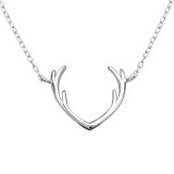 Antler - 925 Sterling Silver Silver Necklaces SD29931